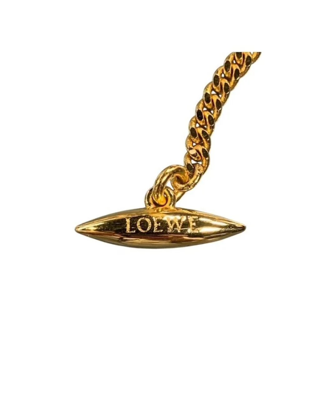 Loewe Personalization Necklace Gold Anagram Motif